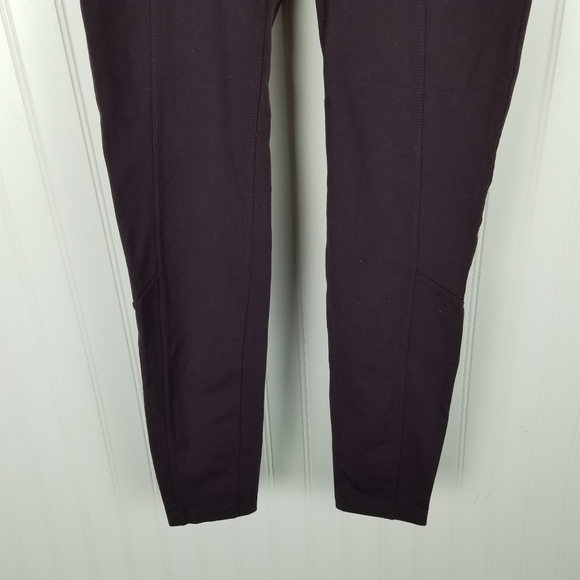Athleta Metro High Waist Leggings Plum Pockets Womens Size Medium Casual - Picture 6 of 8